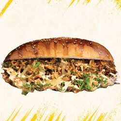 Pulled pork dog